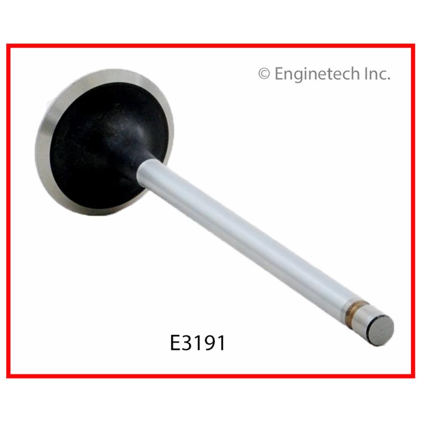 Enginetech E3191B Engine Exhaust Valve with Oversized Stem and Head