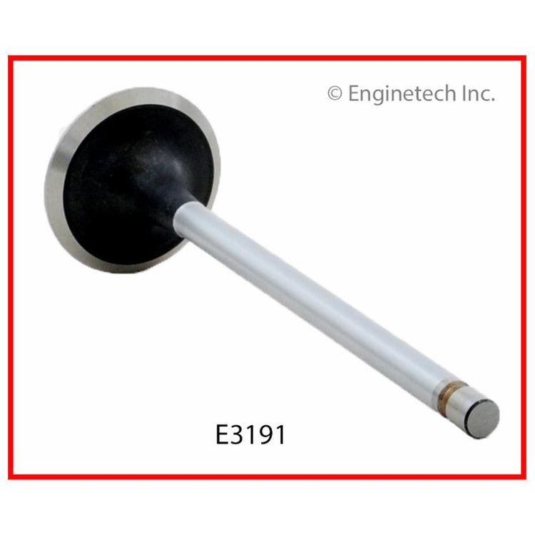 Enginetech Engine Exhaust Valve with Oversized Stem and Head - Part E3191