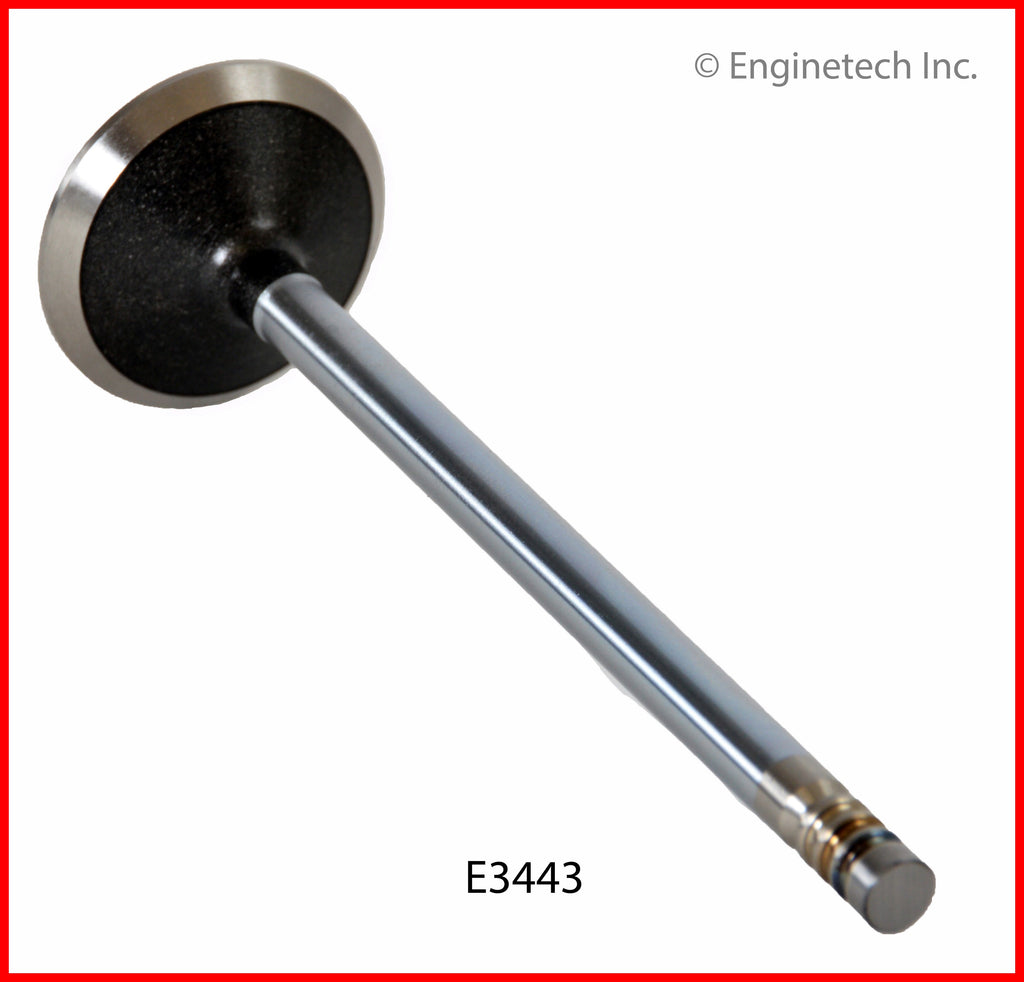 Enginetech E3443B Engine Exhaust Valve with Oversized Stem and Head for Chrysler and Dodge Vans and Caravans