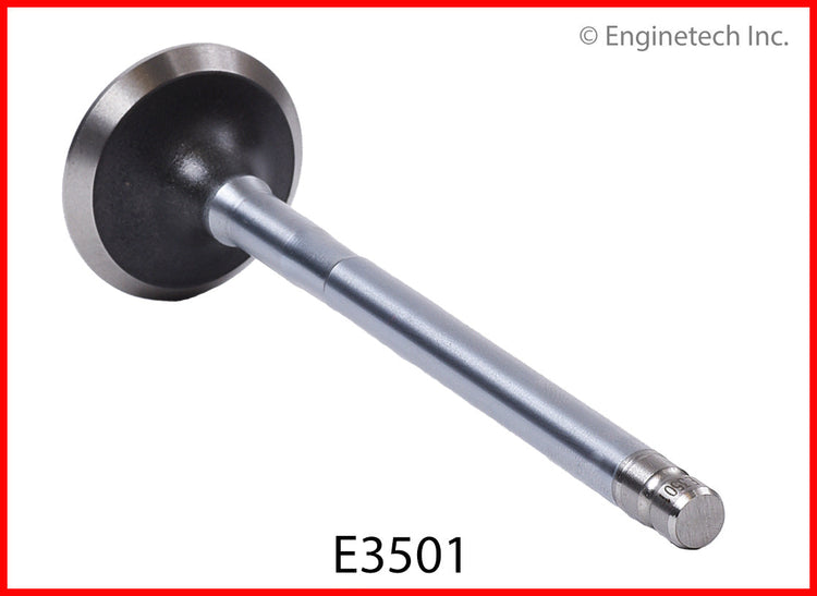 Enginetech E3501 Engine Exhaust Valve with Oversized Stem and Head for Toyota Camry