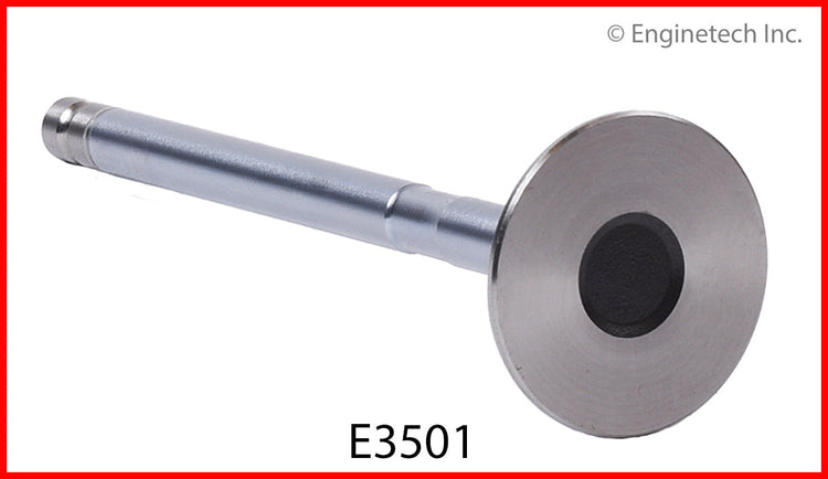 Enginetech E3501 Engine Exhaust Valve with Oversized Stem and Head for Toyota Camry