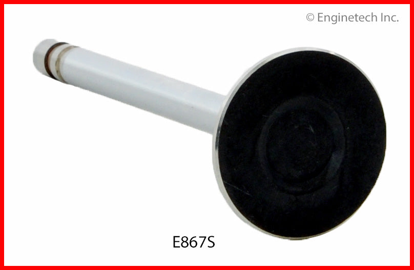 Enginetech E867S Engine Exhaust Valve with Oversized Stem and Head