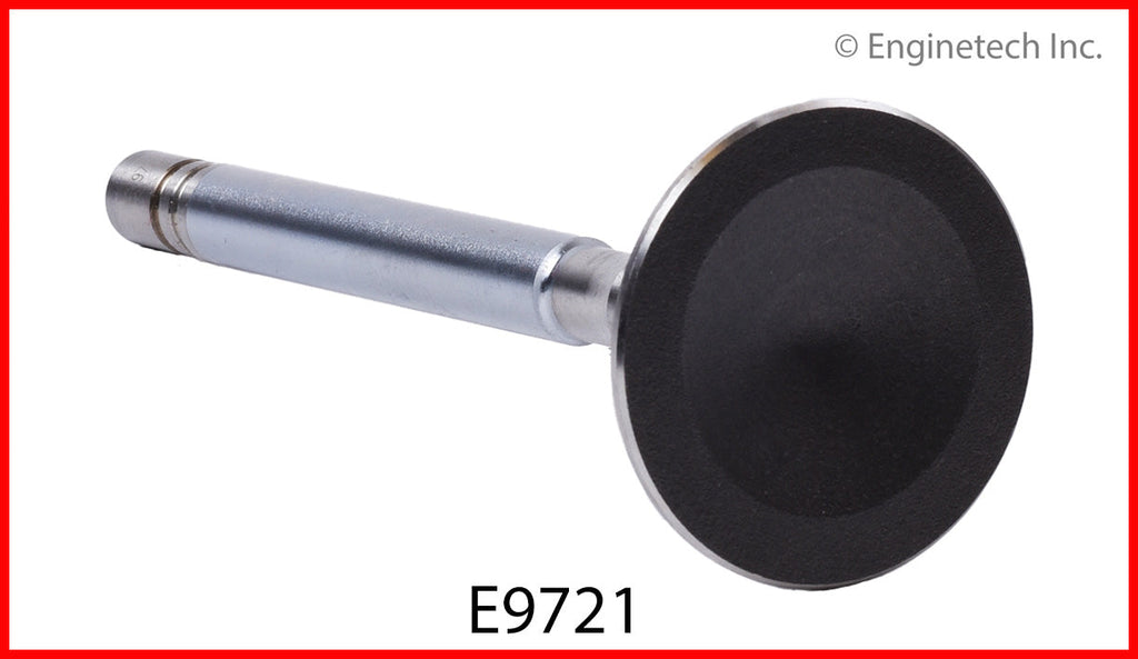 Enginetech E9721B Engine Exhaust Valve with Oversized Stem and Head