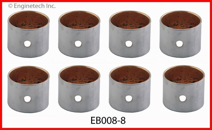 Enginetech EB008-8 Engine Piston Wrist Pin Bushing Set for Buick Electra and LeSabre