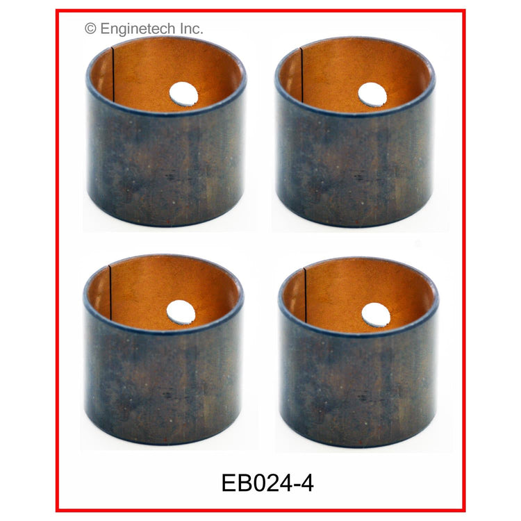 Enginetech EB024-4 Engine Piston Wrist Pin Bushing Set for Toyota and Lexus