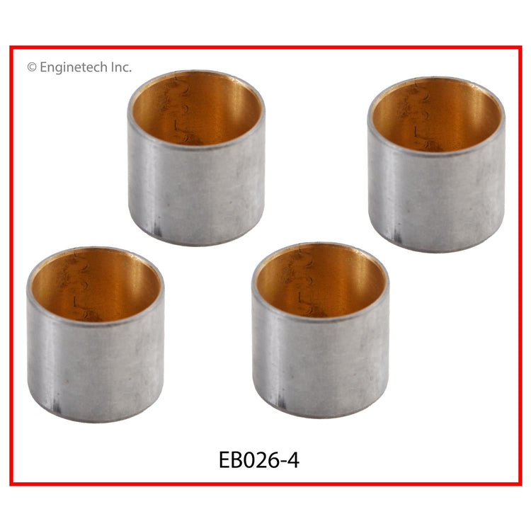 Enginetech EB026-4 Engine Piston Wrist Pin Bushing Set for Subaru Engines