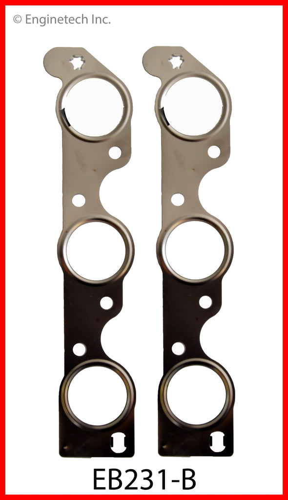 Enginetech EB231-B Exhaust Manifold Gasket for Buick and Chevrolet Vehicles