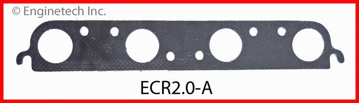 Enginetech ECR2.0-A Exhaust Manifold Gasket for Dodge and Chrysler Vehicles