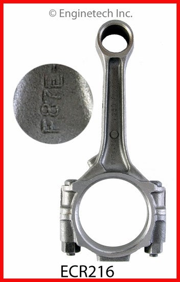 Enginetech ECR216 Remanufactured Single Engine Connecting Rod with Bolts for Mazda B2500 and Ford Ranger