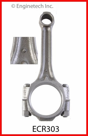 Enginetech ECR303 Remanufactured Single Engine Connecting Rod with Bolts for Buick Century and Chevrolet Beretta