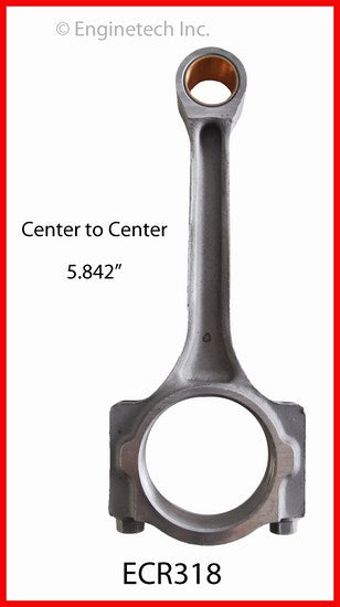Enginetech ECR318 Remanufactured Single Engine Connecting Rod with Bolts for Saturn Models