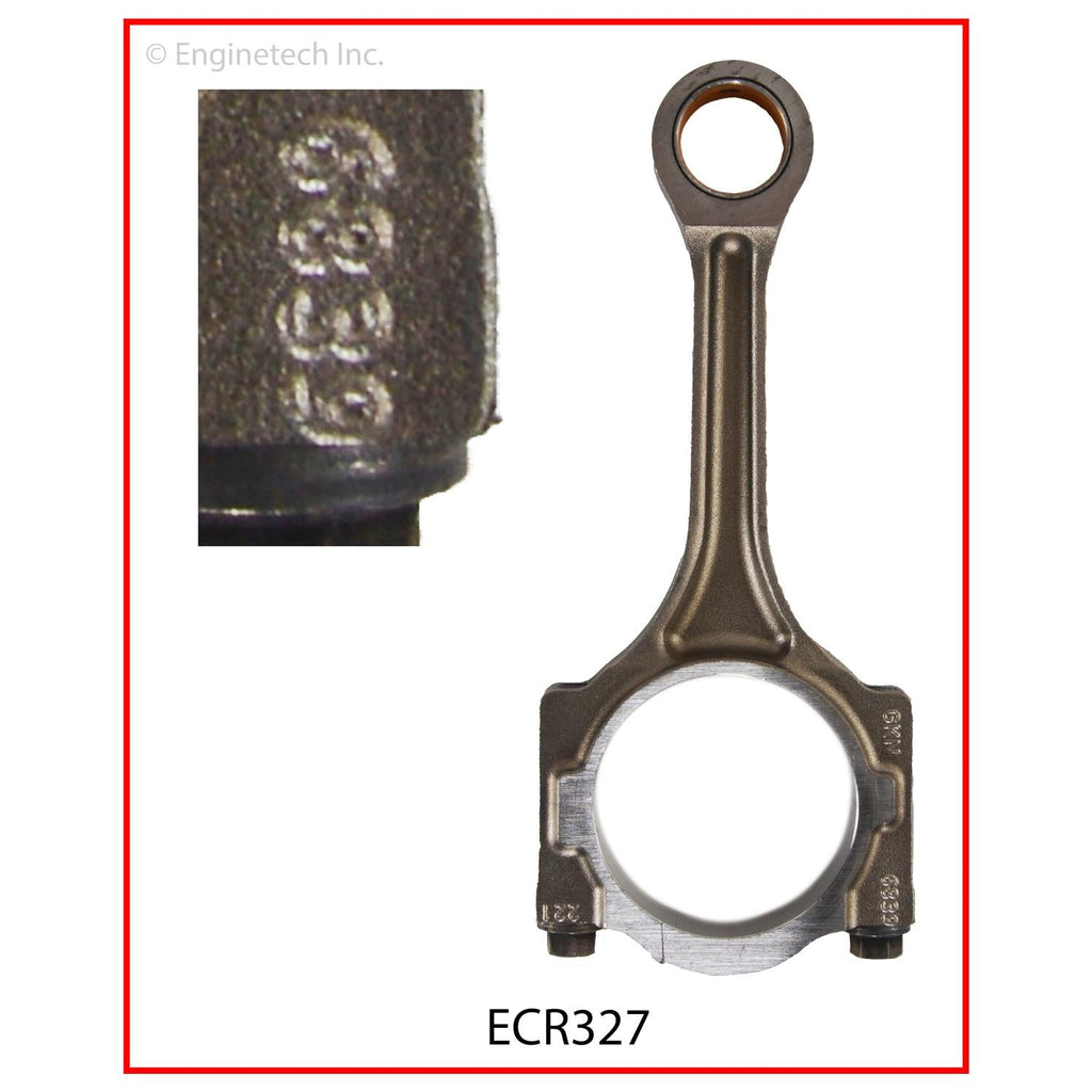 Enginetech ECR327 Remanufactured Single Engine Connecting Rod with Bolts for GM and Saturn Vehicles