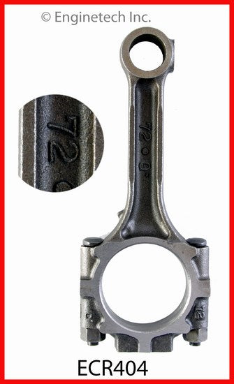 Enginetech ECR404 Remanufactured Single Engine Connecting Rod with Bolts for Dodge and Chrysler Vehicles