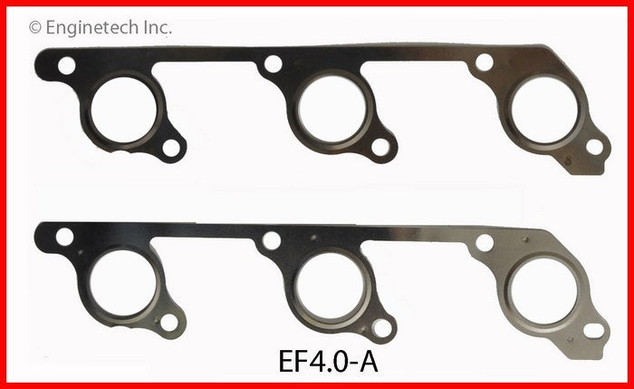 Enginetech EF4.0-A Exhaust Manifold Gasket for Ford and Mercury Vehicles