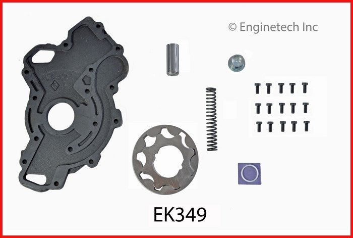 Enginetech EK349 Engine Oil Pump Repair Kit for 2010-2013 Saturn Vue, Chevrolet Malibu, GMC Terrain and More