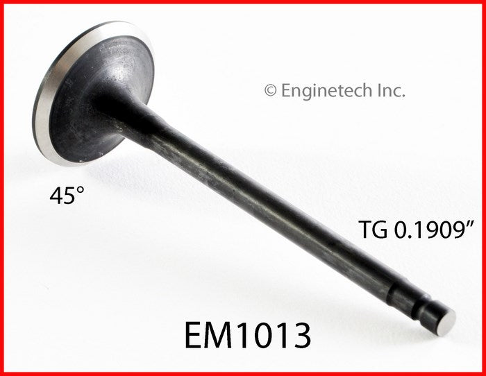 Enginetech BBPTEM1013 Engine Exhaust Valve for Nissan and Suzuki Vehicles