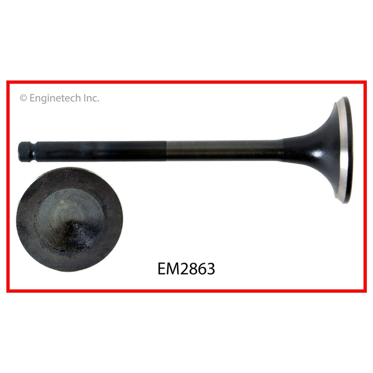 Enginetech EM2863 Engine Exhaust Valve for Dodge Colt, Plymouth Colt, and Mitsubishi Mirage
