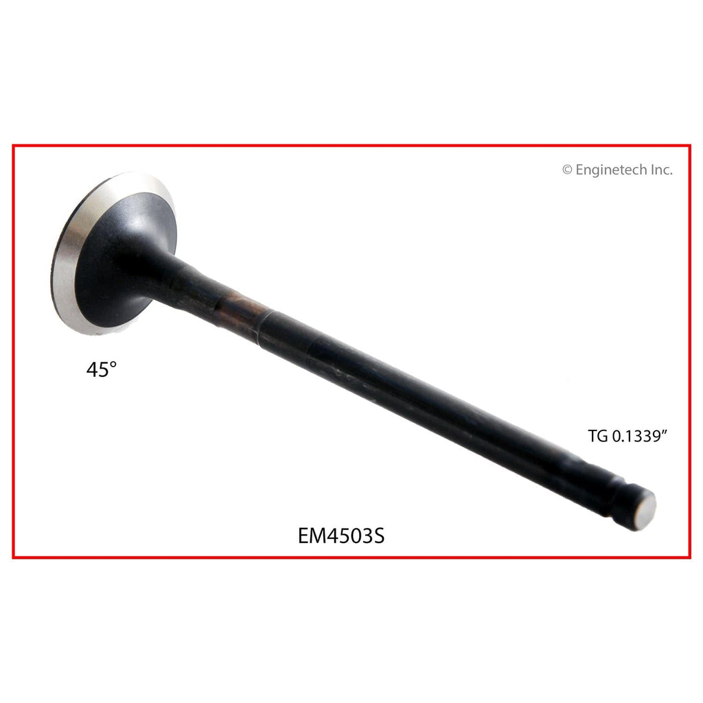Enginetech EM4503S Engine Exhaust Valve for Toyota Tacoma, 4Runner, Tundra