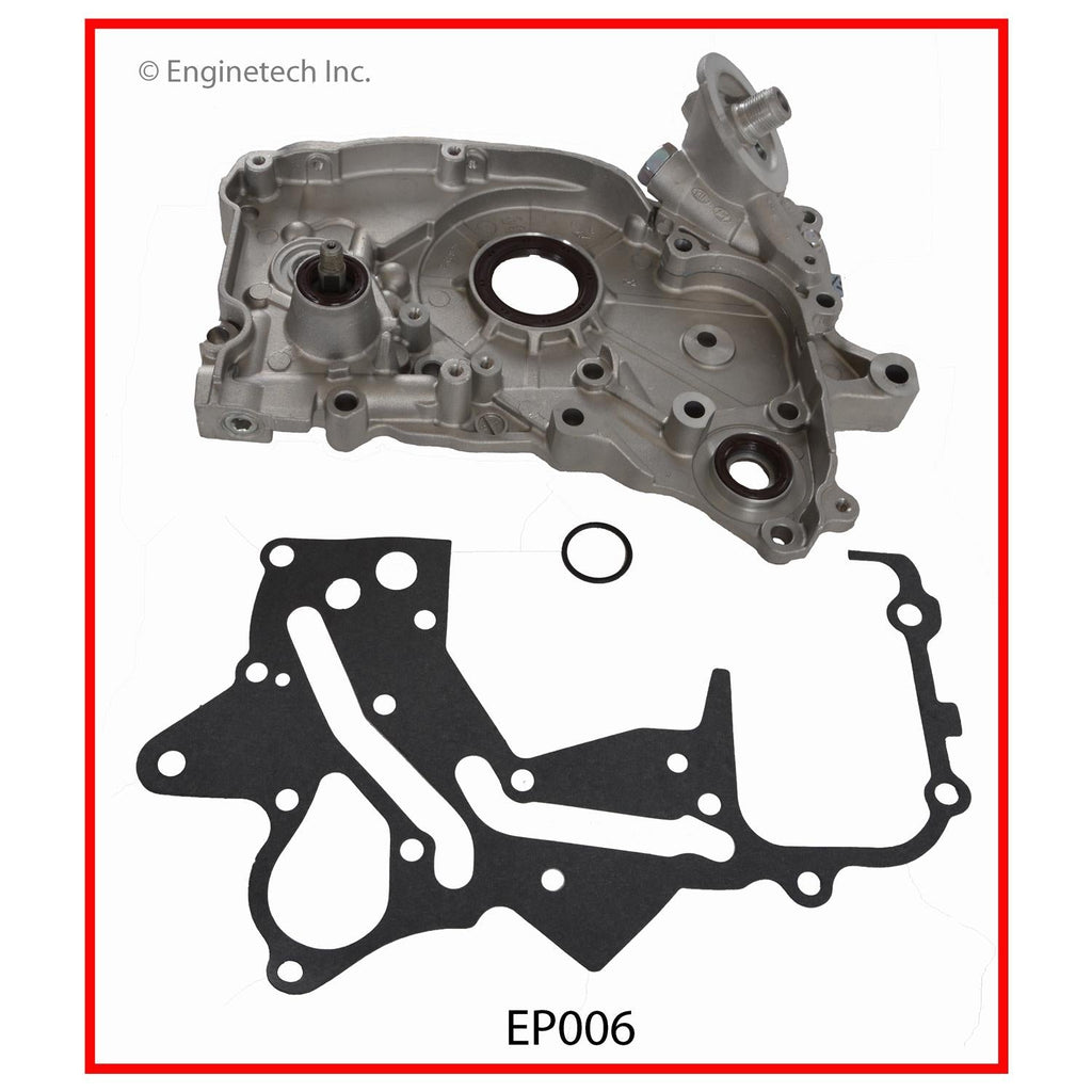 Enginetech EP006 Engine Oil Pump with Gasket for Hyundai and Kia Vehicles
