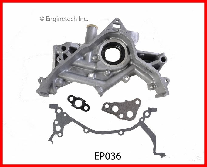 Enginetech EP036 Engine Oil Pump with Gasket for Nissan Vehicles