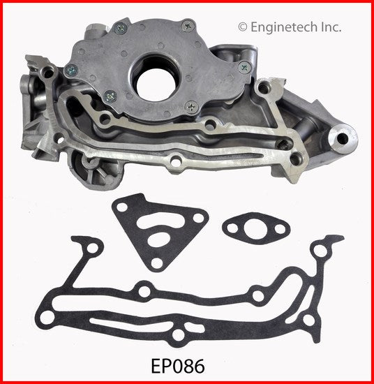 Enginetech EP086 Engine Oil Pump with Gasket for Hyundai Sonata and Dodge Stealth