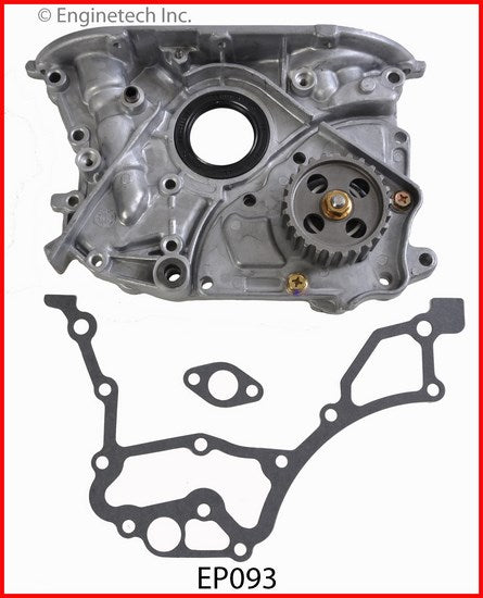 Enginetech EP093 Engine Oil Pump with Gasket for Toyota Celica and RAV4