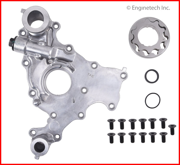 Enginetech Engine Oil Pump with Gasket for Toyota Sequoia, Tundra & Lexus LX570 (Part EP1028)