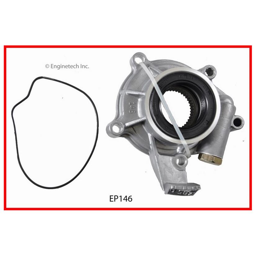Enginetech EP146 Engine Oil Pump with Gasket for Toyota 4Runner (1985-1994)