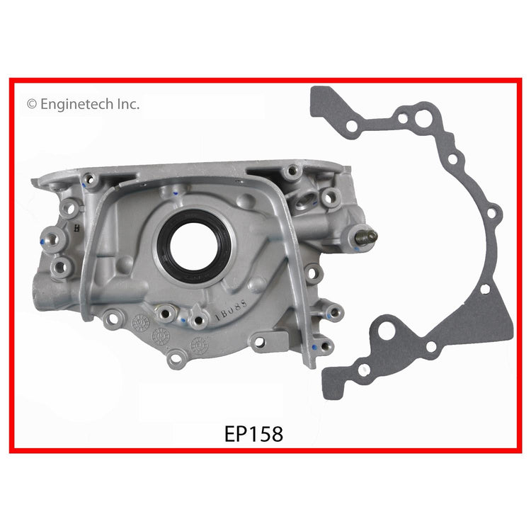 Enginetech EP158 Engine Oil Pump with Gasket for Suzuki Samurai (1986-1995)