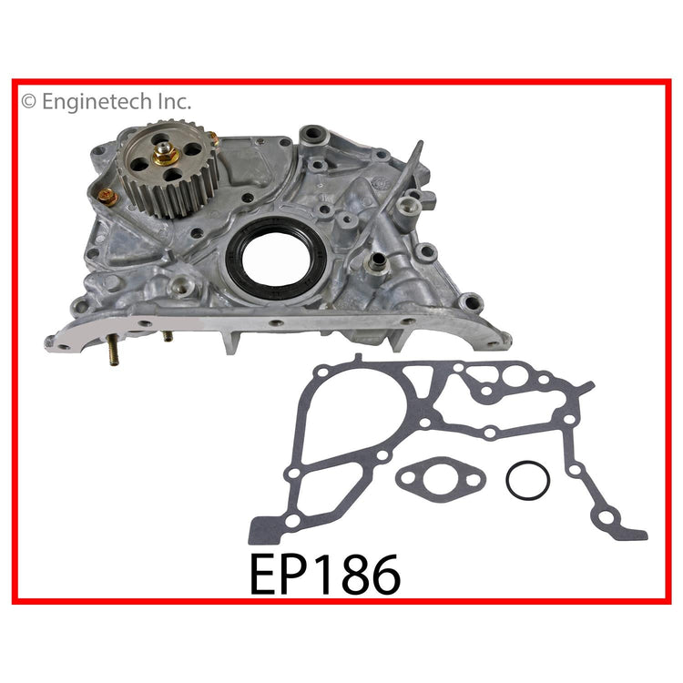 Enginetech EP186 Engine Oil Pump with Gasket for Toyota Camry (1992-2001)