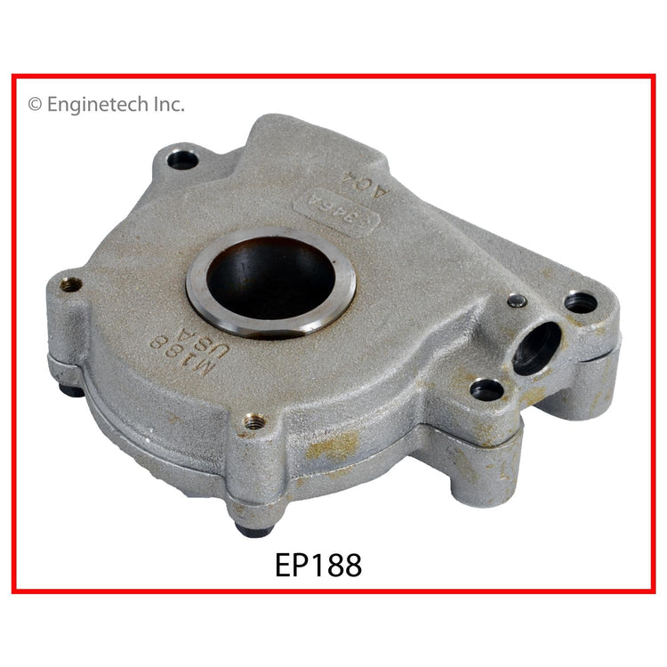 Enginetech EP188 Engine Oil Pump with Gasket for Cadillac and Pontiac Models