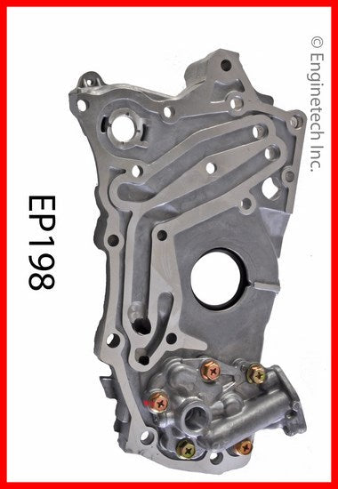 Enginetech EP198 Engine Oil Pump with Gasket for Hyundai and Plymouth Models