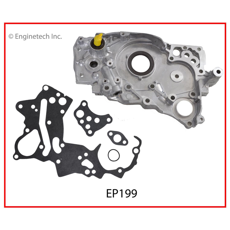 Enginetech EP199 Engine Oil Pump with Gasket for Eagle Summit, Plymouth Colt, and Mitsubishi Eclipse