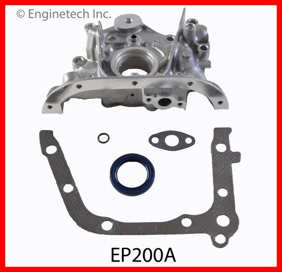 Enginetech EP200A Engine Oil Pump with Gasket for Toyota Corolla (1993-1997)