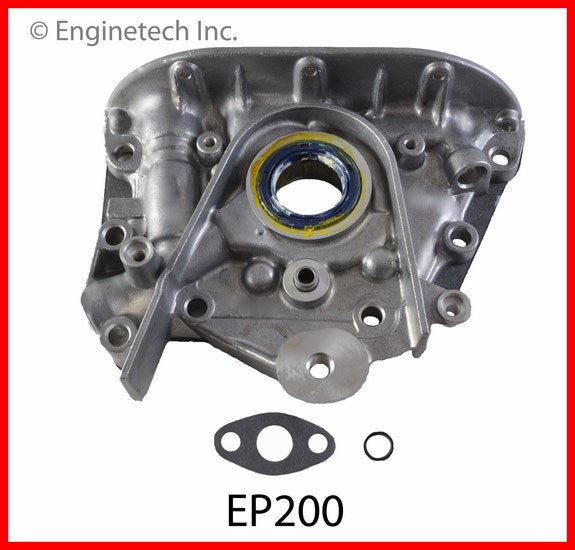 Enginetech EP200 Engine Oil Pump with Gasket for Toyota Corolla 1993-1997