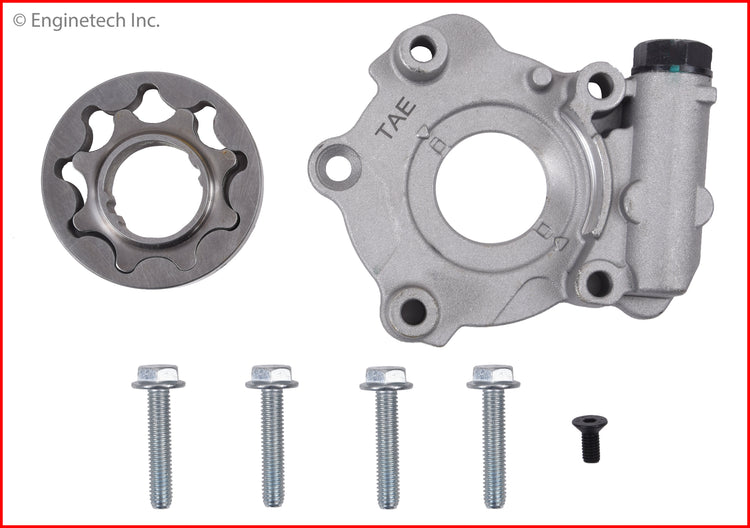 Enginetech EP2215 Engine Oil Pump with Gasket for Hyundai and Kia 2012-2014 Models