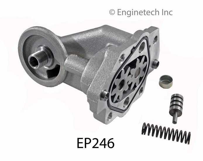 Enginetech EP246 Engine Oil Pump with Gasket for Ford Vehicles