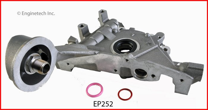 Enginetech EP252 Engine Oil Pump with Gasket for Chrysler Cirrus, Dodge Caravan, and Sebring
