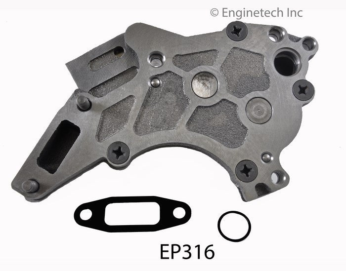 Enginetech EP316 Engine Oil Pump with Gasket for Chevy Silverado & GMC Sierra 2004-2007