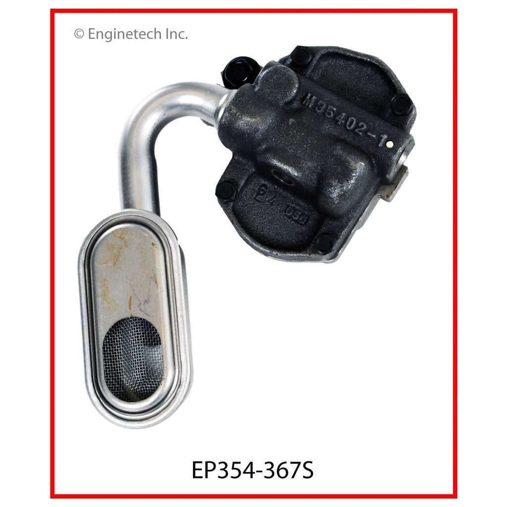 Enginetech EP354-367S Engine Oil Pump with Gasket for Select GM and Saturn Models