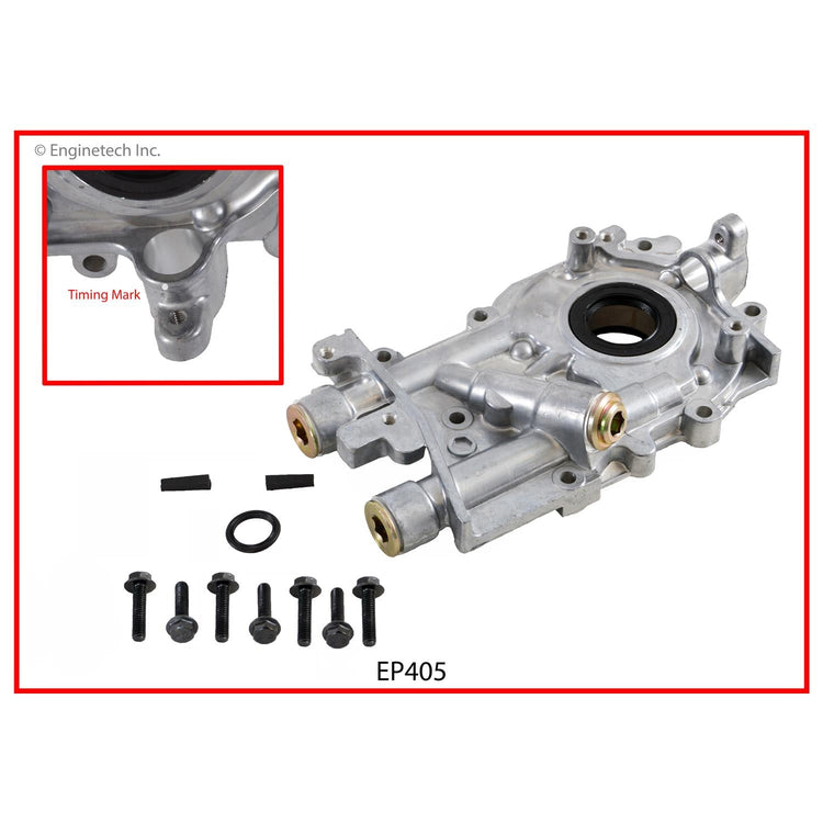 Enginetech EP405 Engine Oil Pump with Gasket for Subaru Models