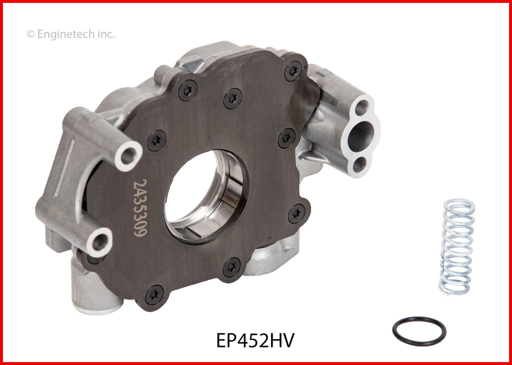 Enginetech EP452HV Engine Oil Pump with Gasket for Chrysler, Dodge, Jeep, Ram Vehicles