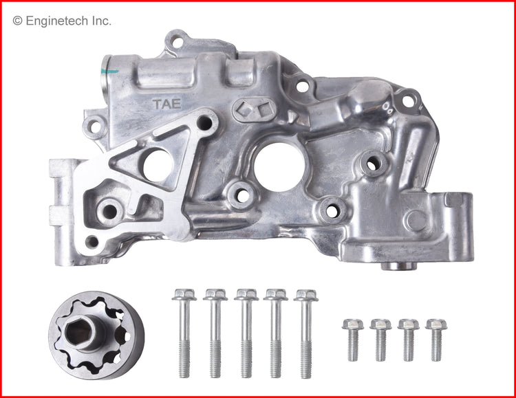 Enginetech EP500 Engine Oil Pump with Gasket for Honda and Acura Models