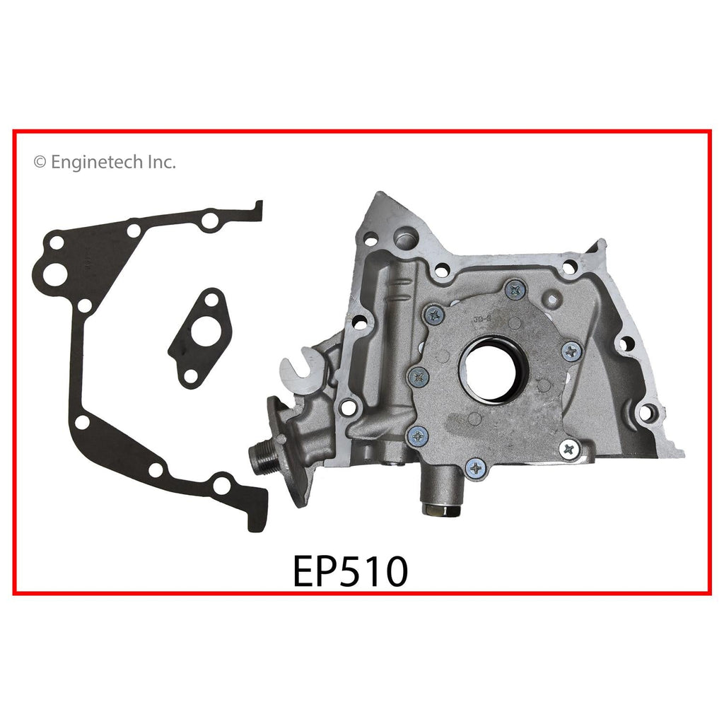 Enginetech EP510 Engine Oil Pump with Gasket for Hyundai Accent