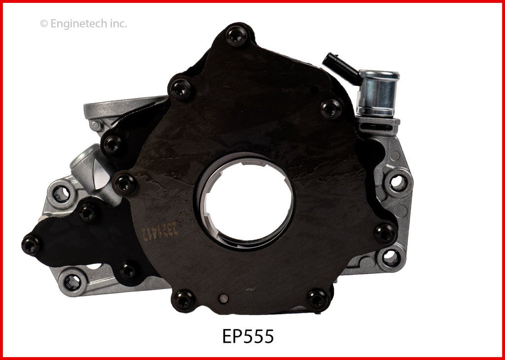Enginetech EP555 Engine Oil Pump with Gasket for Chevrolet Silverado and GMC Sierra 1500