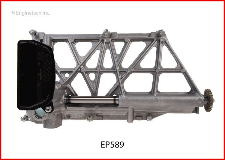 Enginetech EP589 Engine Oil Pump with Gasket for Ford Super Duty and E-350 Models