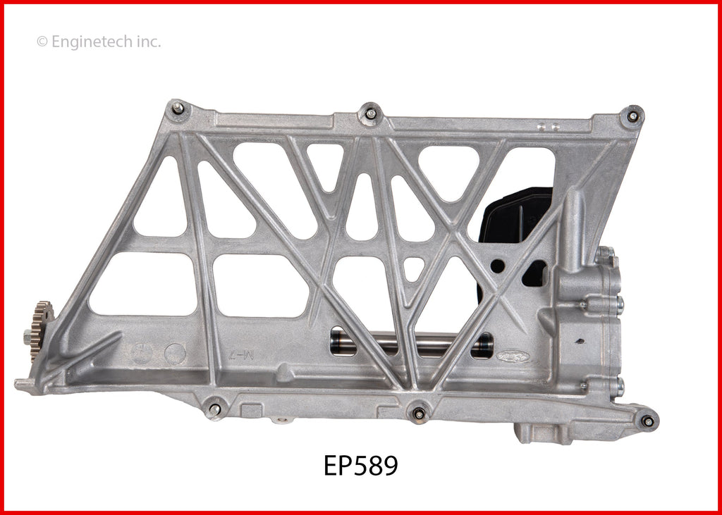 Enginetech EP589 Engine Oil Pump with Gasket for Ford Super Duty and E-350 Models