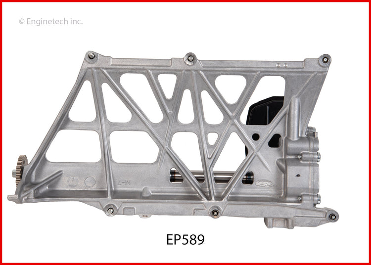 Enginetech EP589 Engine Oil Pump with Gasket for Ford Super Duty and E-350 Models