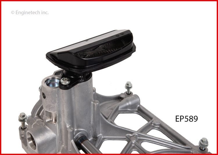 Enginetech EP589 Engine Oil Pump with Gasket for Ford Super Duty and E-350 Models