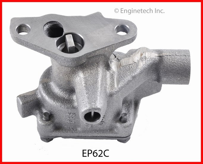 Enginetech EP62C Engine Oil Pump with Gasket for Jeep CJ and DJ Models